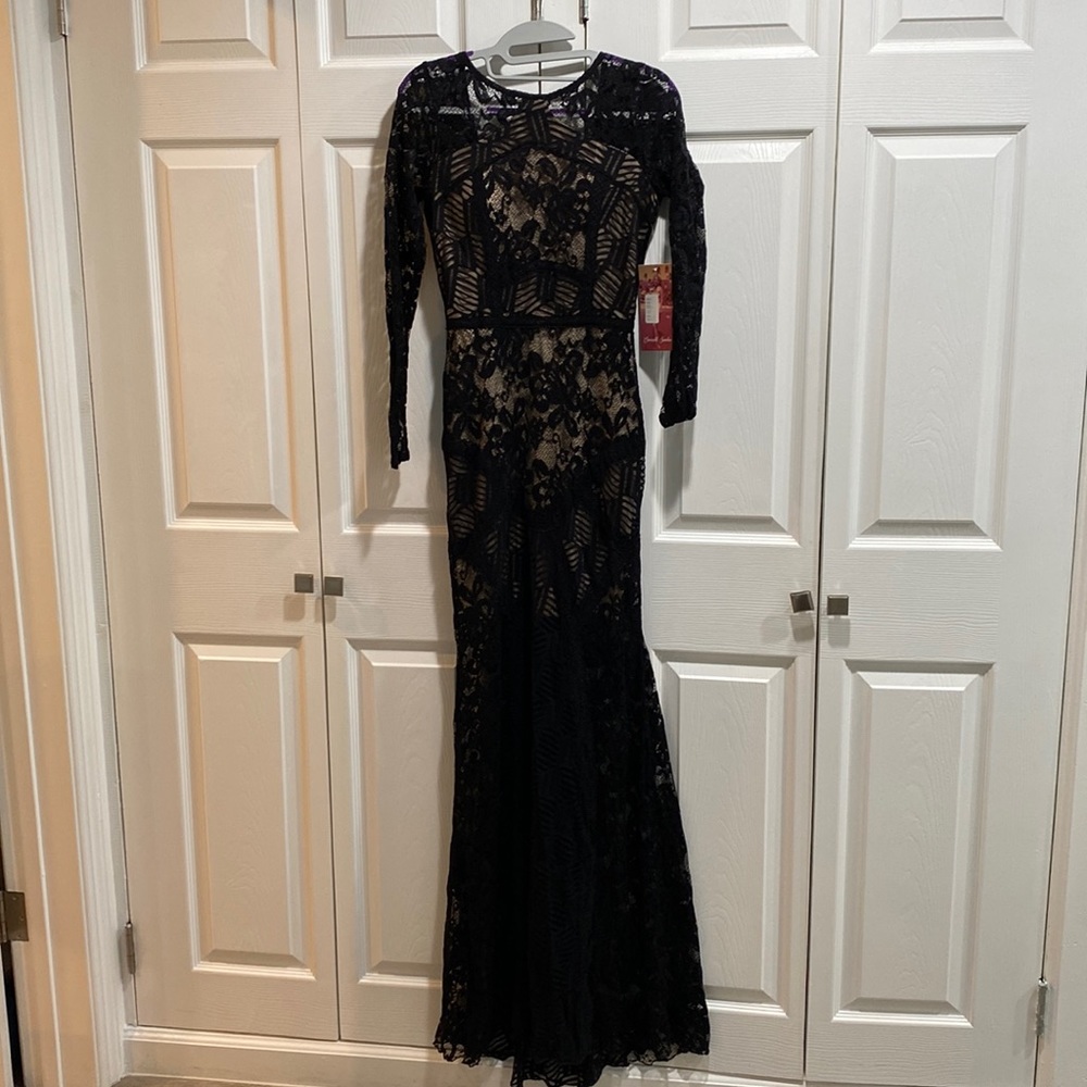 Black maxi dress